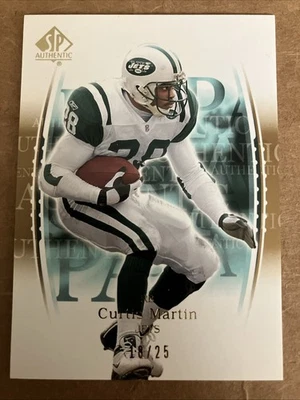 2003 SP Authentic Gold Curtis Martin #36 (18/25) Jets HOF - Image 1 of 3