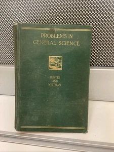 Science Vintage Book, 1934, Biology, Autograph, Antique, Rare, Fire, Health, - Picture 1 of 23