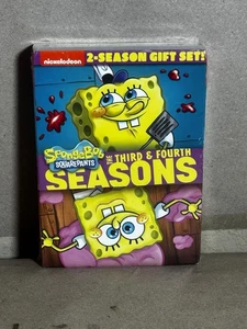 SPONGEBOB SQUAREPANTS: SEASONS 3-4 NEW DVD Ships Free (LOOSE DISC) - Afbeelding 1 van 2