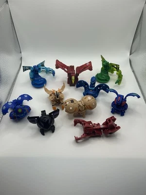 Lote de 10 figuras de acción Bakugan Brattle Brawlers Foto 1 de 4