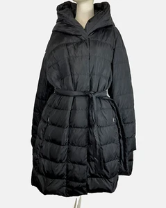 14 US Max Mara Urban Puffer Quilted Belted Hood Coat Weekend Medium Padding - Picture 1 of 9