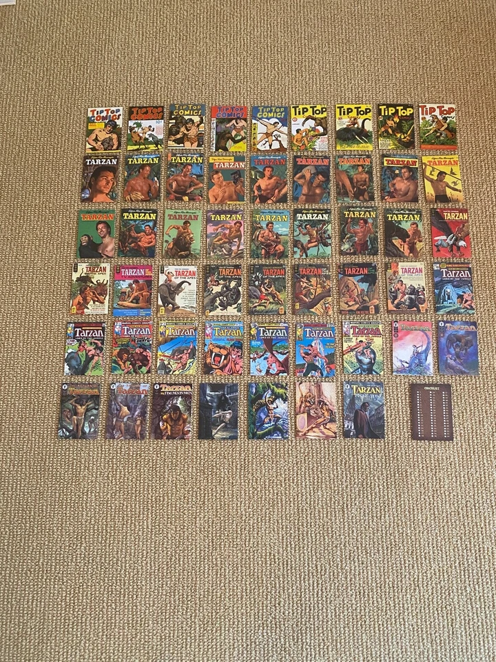 Tarzan 100th Anniversary Base Set Trading Cards Cryptozoic 53 Cards - Image 1 of 1