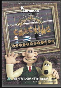WALLACE & GROMIT'S CRACKING CONTRAPTIONS GENUINE R2 DVD 10 ANIMATED SHORTS - Picture 1 of 2