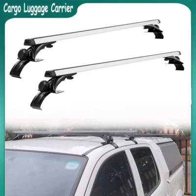 Barra transversal de techo para Dodge Grand Caravan 48" de aluminio para equipaje de bicicleta Foto 1 de 4