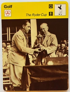 WALTER HAGEN 1978 Sportscaster Card #41-09 GOLF PGA RYDER CUP - Bild 1 von 1