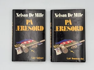 2 Book Set - Pa Aeresord (Word of Honor) by Nelson de Mille - DANISH Hardcover - Picture 1 of 9