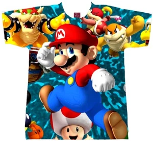 Super Mario Bros T- Shirt. legend video games classic. SUPER MARIO TEE - Picture 1 of 2