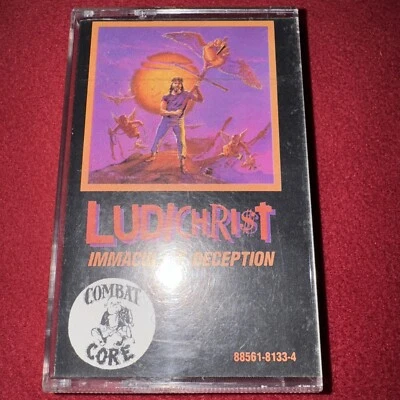 Ludichrist - Immaculate Deception (Cassette 1986, Combat Core) Out Of Print! - Image 1 of 4