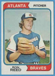 Topps Ron Reed #346 Atlanta Braves 1974 - Imagen 1 de 2