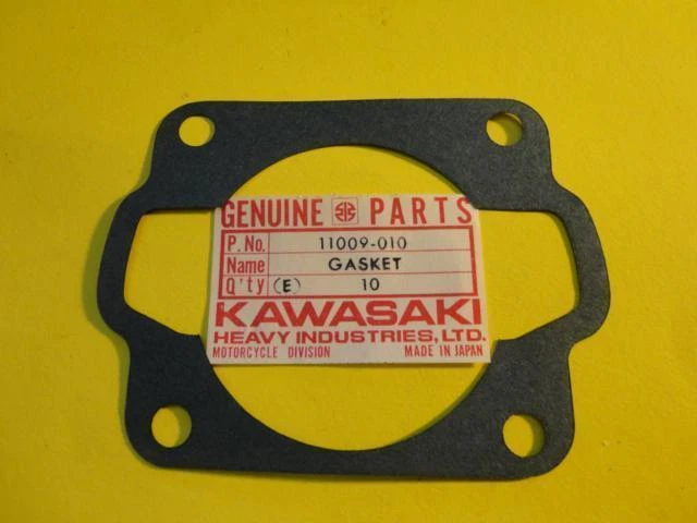 NUEVO DE FÁBRICA FABRICANTE ORIGINAL KAWASAKI B8S F1 F1TR JUNTA BASE CILINDRO 11009-010 Foto 1 de 1