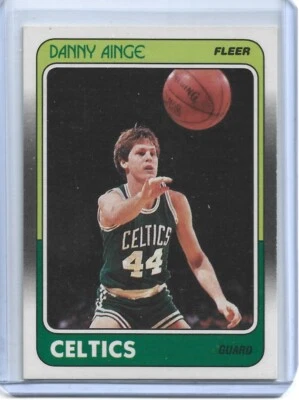 Danny Ainge 1988-89 Fleer Basketball Card #8-Boston Celtics - Image 1 of 2