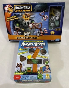 Angry Birds Star Wars Jenga Death Star & Knock On Wood -double the Pieces! Games - Picture 1 of 9