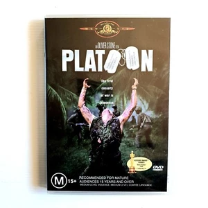 Platoon DVD 1986 Vietnam War, Willem Dafoe, Charlie Sheen, Region 4, VGC - Picture 1 of 7