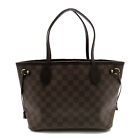 LOUIS VUITTON Neverfull PM Schultertasche N51109 Damier Ebene Used LV