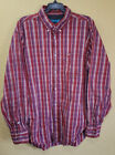 Wrangler Shirt Mens 2XL XXL Red Plaid Western 20X Competition Rodeo Casual
