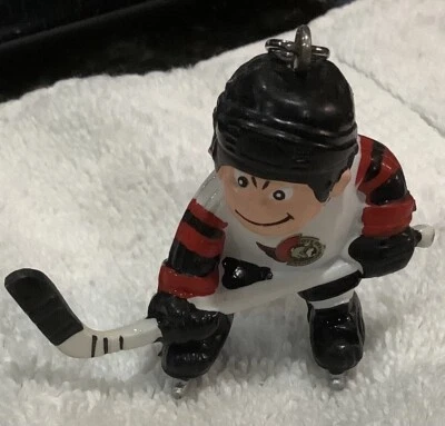 NHL HOCKEY - Ottawa Senators Player Keychain Lil’ Sports Brat 1986 J.F.S.  - Image 1 of 3