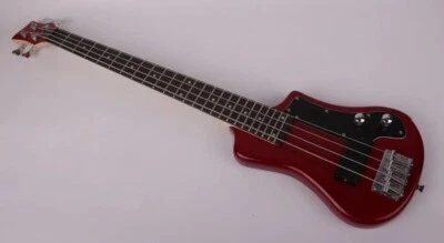 Right Hand Portable Electric Bass Guitar Mini Travel Kid Bass with Gigbag Strap - Image 1 of 4