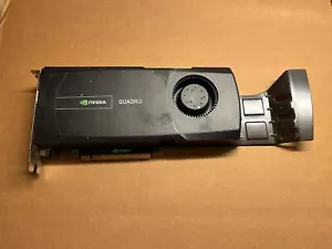 GRAPHICS CARD NVIDIA QUADRO 5000 2.5 GB GDDR5 DVI-I 2X DISPLAYPORT K1-1(6) - Picture 1 of 4