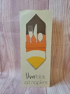 Vintage Vera Neumann Napkins Brochure How To Fold Pamphlet Paper Ephemera Art - Picture 1 of 4