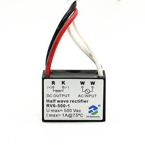RV6-500-1 Half wave rectifier 500 Vac 1A@75℃ brake rectifier - Picture 1 of 6