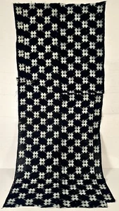 Boro Sashiko Japanese Futon Ji Cover Kasuri 2 + Panel 27” x 62” - Bild 1 von 23