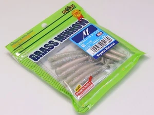 ECOGEAR HIERBA MINNOW M #163 (Luminoso) 2-1/2 pulgadas Cantidad: ¡10 de Japón! - Imagen 1 de 2