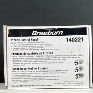 Braeburn 2-Zone Control Panel Thermostat | 140221 New Open Box. Z9 - Picture 1 of 7