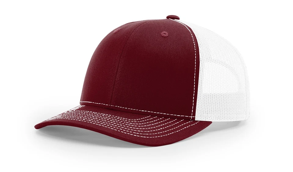 Richardson 112 Adjustable Snapback Trucker Hat OSFM Blank Mesh Back 100+ Colors - Image 1 of 1