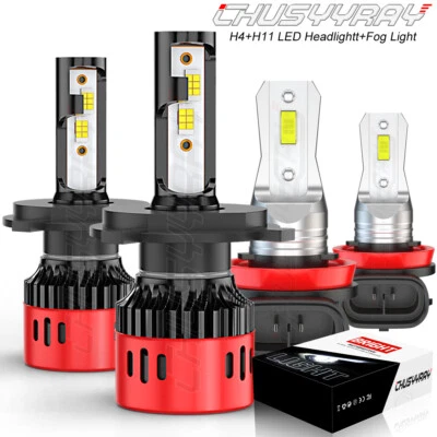 Combo faros LED faros antiniebla haz alto/bajo para Nissan Versa 2007-2018 Foto 1 de 4