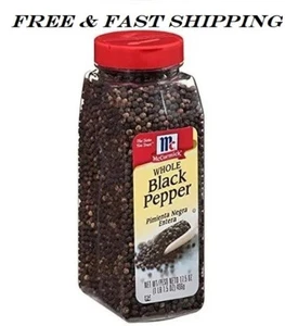 McCormick Whole Black Pepper (Made with Whole Peppercorns), 17.5 oz - Picture 1 of 3