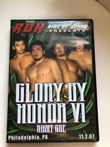 ROH Gloory By Honor VI 6 Night 1 DVD Ring of Honor GCW AEW TNA WWE Misawa KENTA - Imagen 1 de 1