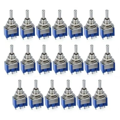 MARKENLOS Interruttore a levetta miniatura interruttore ON/OFF/ON 3 poli 1xUM 20 pezzi S064