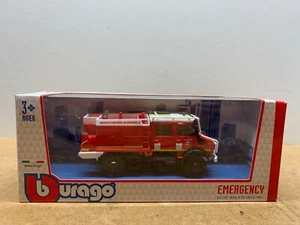 BURAGO MERCEDES UNIMOG POMPIERS EN BOITE 1/50 J7 - Picture 1 of 4