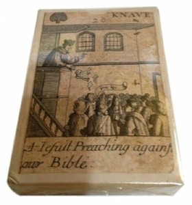 Fournier Revolution deck of cards British Isles XVII Century 1689 Sealed