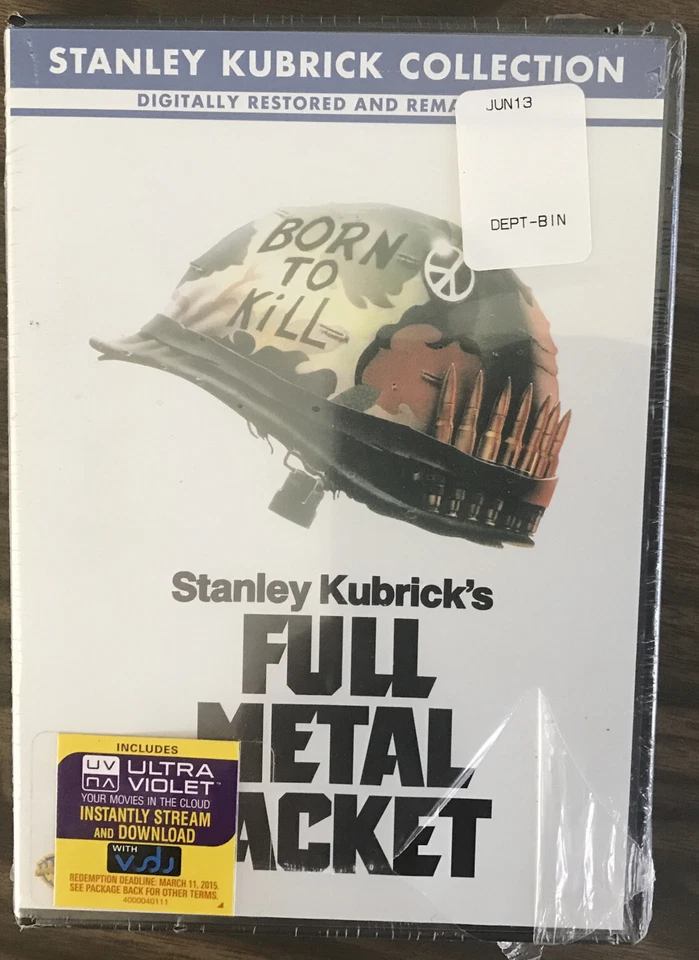 Full metal Jacket DVD NEW Stanley Kubrick Collection 566 Foto 1 de 1