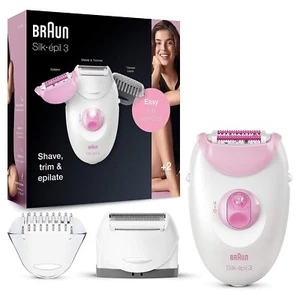 Braun Silk-epil 3 Female  Epilator for Women for Long-Lasting Hair Removal - Picture 1 of 6