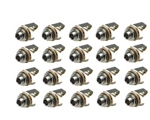 (20 PACK) SWITCHCRAFT #11 1/4" Mono Female Panel Mount Jack - Picture 1 of 1