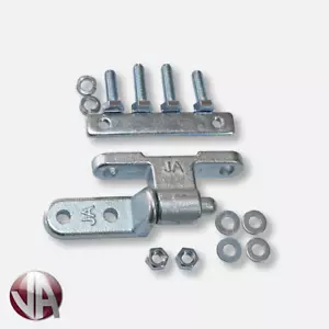 Complete Tailgate Hinge Set With Gudgeon For Tippers Dropside Trucks - Picture 1 of 8