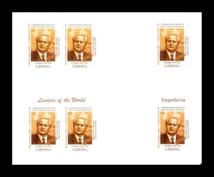Liberia 1999 Serbia Yugoslavia Presidente Slobodan Milosevic Imperf Bloque MNH (BR) - Imagen 1 de 1