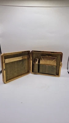 Zell Fifth Avenue Vanity Clutch – Compact & Cigarette Case (1950s) - Image 1 of 4