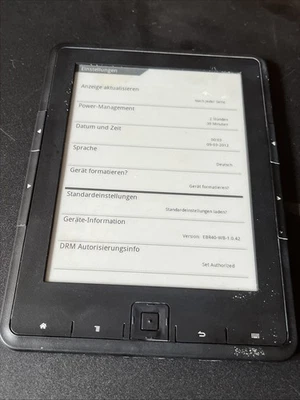 Trekstor E Book Reader 4.0 Einschaltet Knopf Fehlt Wifi 6 Zoll Ink Display - Bild 1 von 4