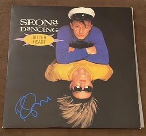 Ricky Gervais handsigniert SEONA DANCING BITTER HEART 12" Vinyl LP - handsigniert - Bild 1 von 3