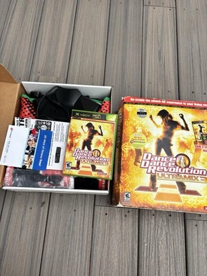 New In Box Dance Dance Revolution Ultramix 3 Bundle (Microsoft Xbox, 2005) - Image 1 of 4