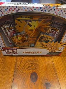 Pokemon TCG: Scarlet & Violet 151 Zapdos ex Collection Box Sealed NEW - Picture 1 of 3