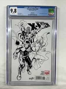Uncanny X-Men #543 CGC 9.8 Larroca Sketch Cover, Marvel Architects, 20 In Pop - Picture 1 of 10