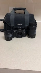Canon EOS Rebel G 35MM Film Camera W 75-300mm &35-80mm W Bag UNTESTED - Picture 1 of 7