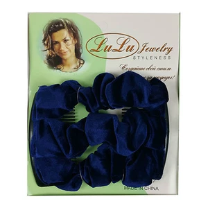 New Magic comb Stretch Velvet Hair Head Comb Double Clips Women Gift   - Picture 1 of 17