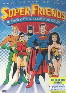 CHALLENGE OF THE SUPERFRIENDS - ATTACK OF THE LEGION OF DOOM NEW REGION 1 DVD - Picture 1 of 1