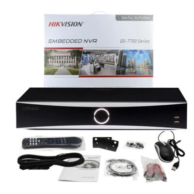 Hikvision 32Channel 4K NVR AcuSense 32CH 16POE DS-7732NXI-K4/16P 1.5U POE 4SATA - Image 1 of 4