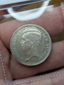 1934 Belgium 20 Franc Silver Coin - Picture 1 of 5